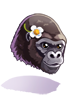 Máscara da Gorila Chita